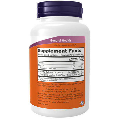 Now Foods, CLA - Conjugated Linoleic Acid, 800 Mg, 90 Softgels