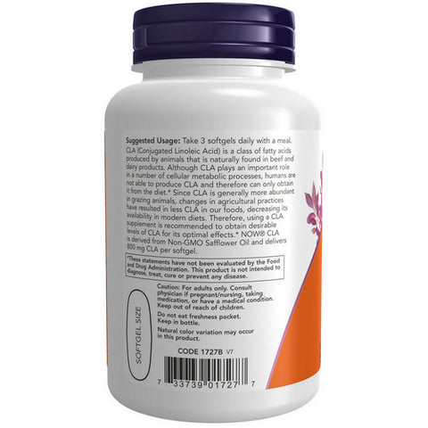 Now Foods, CLA - Conjugated Linoleic Acid, 800 Mg, 90 Softgels