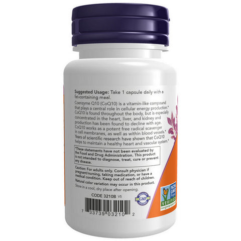 Now Foods, CoQ10 with Hawthorn Berry Vegetarian, 100 mg, 30 Vcaps