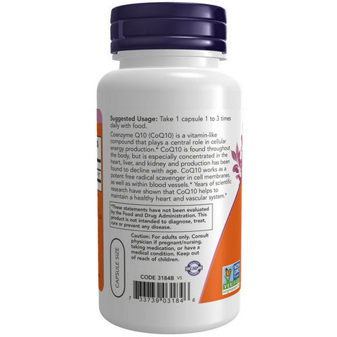 Now Foods, CoQ10, 30 mg, 60 Veg Caps