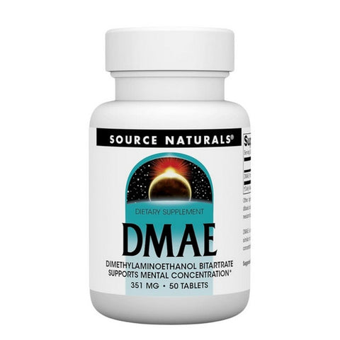 Source Naturals, DMAE, 351 mg, 50 Tabs