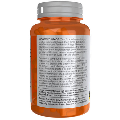 Now Foods, Creatine Monohydrate, 750 mg, 120 Caps