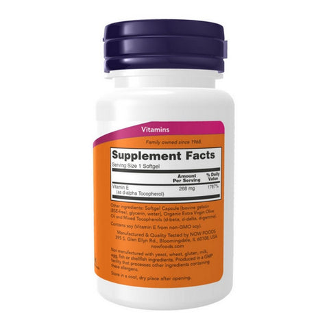 Now Foods, E-400 MT, 50 Sgels