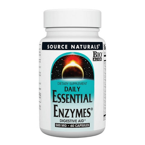 Source Naturals, Essential Enzymes, 500 mg, 60 Caps