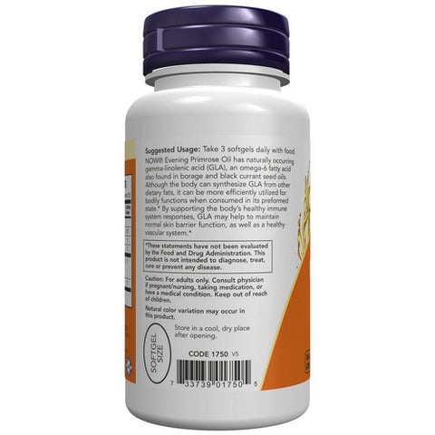 Now Foods, Evening Primrose Oil, 500 mg, 100 Softgels