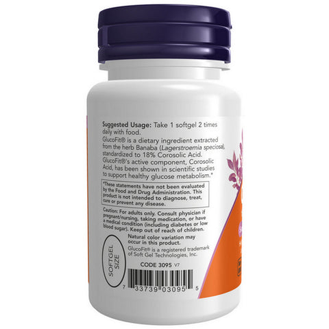 Now Foods, GlucoFit, 60 Sgels