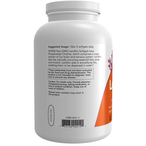 Now Foods, Lecithin, 1200 mg, 400 Sgels