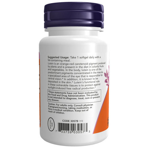 Now Foods, Lutein, 10 mg, 120 Sgels