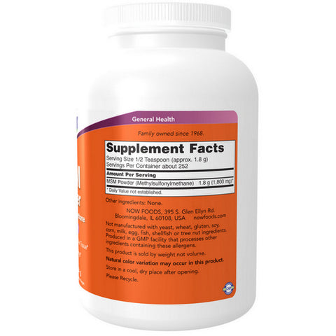 Now Foods, M.S.M Powder, 1 lb