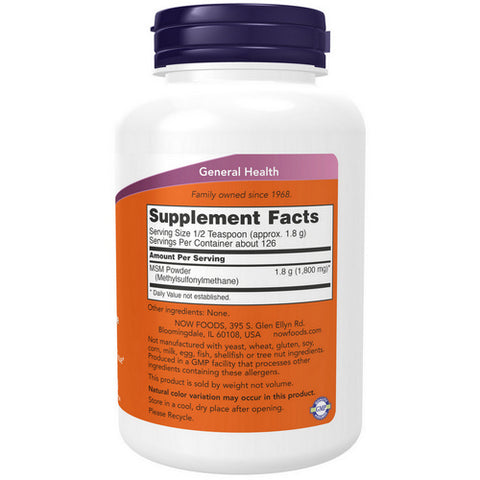Now Foods, M.S.M Powder, 8 Oz