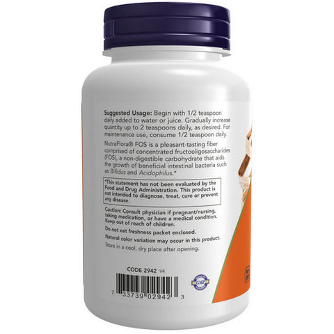 Now Foods, Nutra Flora FOS Vegetarian, 4 OZ