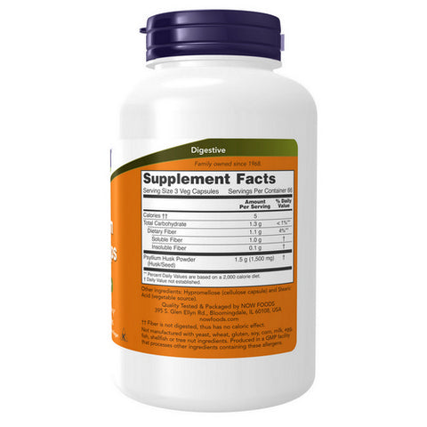 Now Foods, Psyllium Husk, 500 mg, 200 Caps
