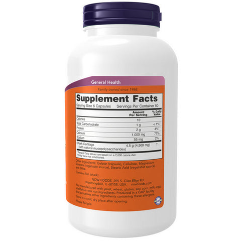 Now Foods, Shark Cartilage, 750 mg, 300 Caps