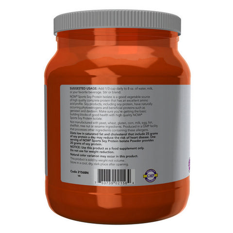 Now Foods, Soy Protein Isolate, 1.2 lbs