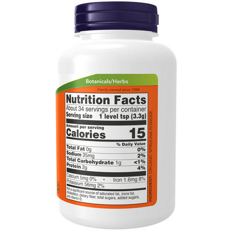 Now Foods, Spirulina Powder, 4 OZ