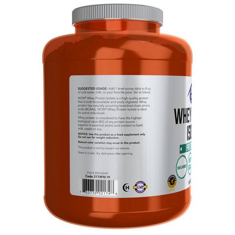 Now Foods, Whey Protein Isolate, Unflavored, 5 lbs