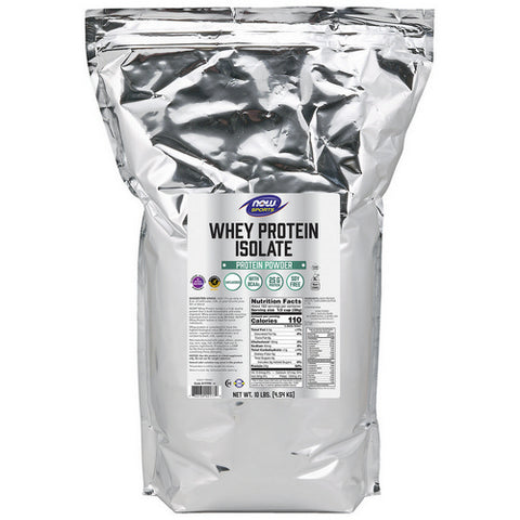 Now Foods, Whey Protein Isolate, Unflavored , 10lb
