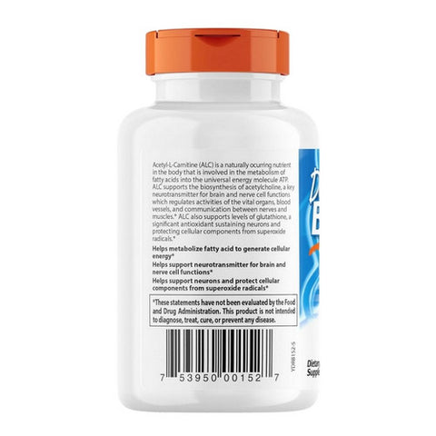 Doctors Best, Best Acetyl L-Carnitine, 500 Mg, 120 Veg Caps