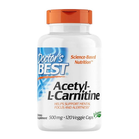 Doctors Best, Best Acetyl L-Carnitine, 500 Mg, 120 Veg Caps