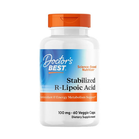 Doctors Best, Best Stabilized R- Lipoic Acid, 100 mg, 60 Veggie Caps