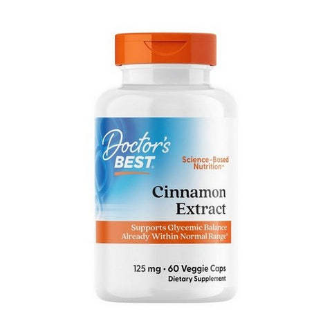 Doctors Best, Cinnamon Extract Cinnulin PF, 60 Veggie Caps