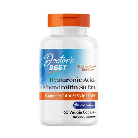 Doctors Best, Hyaluronic Acid + Chondroitin Sulfate, 100 mg, 60 Caps