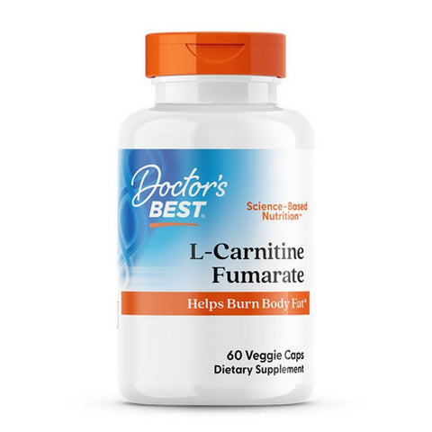 Doctors Best, L-Carnitine Fumarate featuring Sigma Tau Carnitine, 855 mg, 60 Veggie Caps