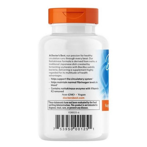 Doctors Best, Nattokinase, 2000 FU, 90 Veggie Caps