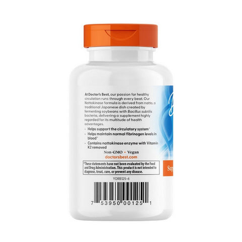 Doctors Best, Nattokinase, 2000 FU, 90 Veggie Caps
