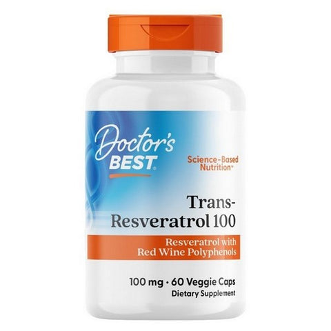 Doctors Best, Best Trans Resveratrol 100 Featuring Resvinol-25, 60 Veggie Caps