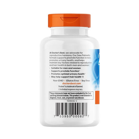 Doctors Best, Best Saw Palmetto, 320 mg, 60 Softgels