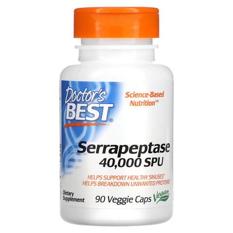 Doctors Best, Best Serrapeptase, 90 Veggie Caps