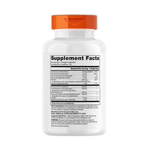 Doctors Best, Comprehensive Prostate Formula, 120 Veg Caps