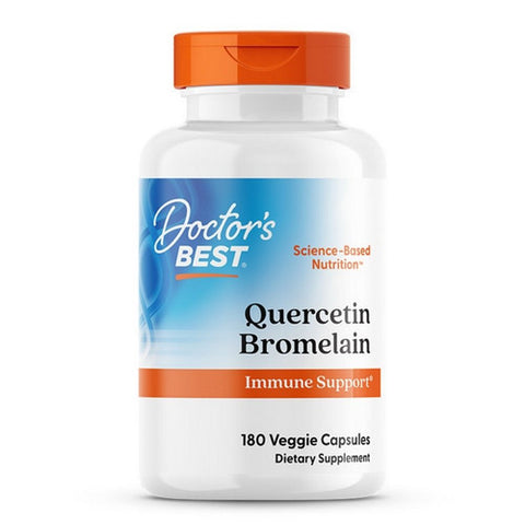 Doctors Best, Quercetin Bromelain, 180 Veggie Caps