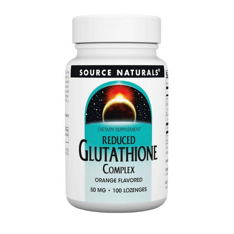 Source Naturals, Glutathione, Orange flavor, 50 mg, 100 Tabs
