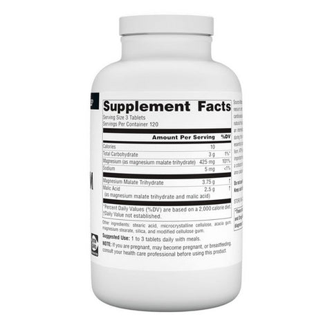 Source Naturals, Magnesium Malate, 360 Tabs
