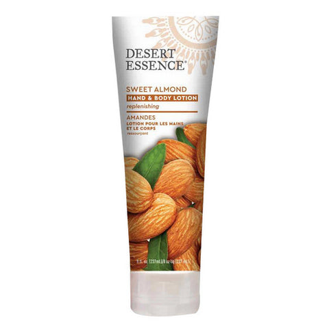 Desert Essence, Hand & Body Lotion, Sweet Almond, 8 Oz