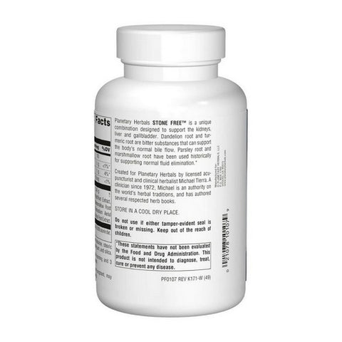 Planetary Herbals, Stone Free, 180 Tabs