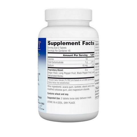 Planetary Herbals, Three Spices Sinus Support, 90 Tabs