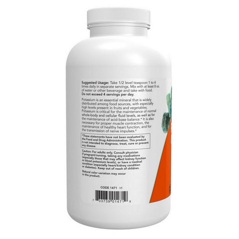 Now Foods, Potassium Gluconate, 1 Lb