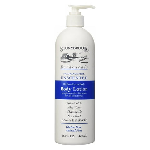Stony Brook Botanicals, Body Lotion, Unscented, 16 Oz