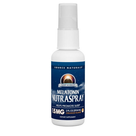 Source Naturals, NutraSpray Melatonin, 1.5 MG, 2 Fl Oz