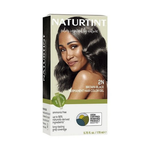 Naturtint, Hair Color, 2n Black Brown, Kit