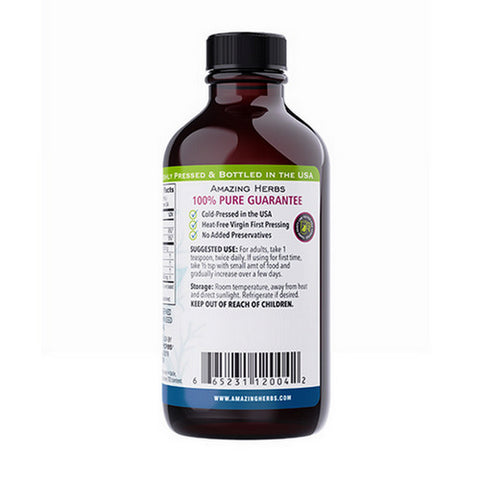 Amazing Herbs, Black Seed Oil, 4 Oz