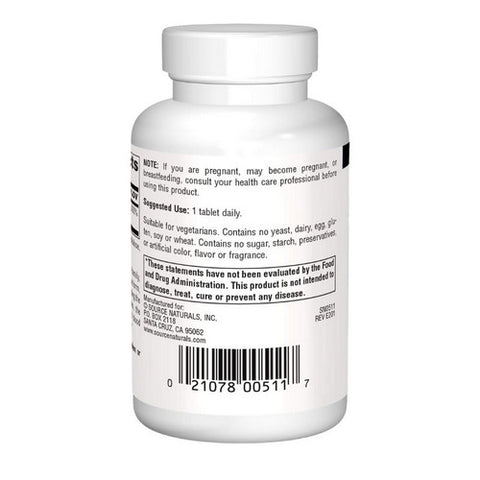 Source Naturals, Pantothenic Acid, 250 mg, 100 Tabs