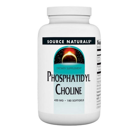Source Naturals, Phosphatidyl Choline, 420 MG, 180 Softgel