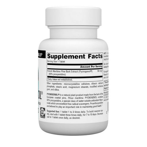 Source Naturals, Pycnogenol, 50 MG, 60 Tabs