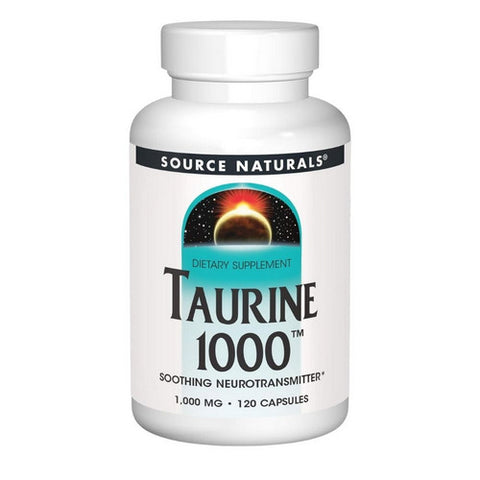 Source Naturals, Taurine, 1000 mg, 120 caps