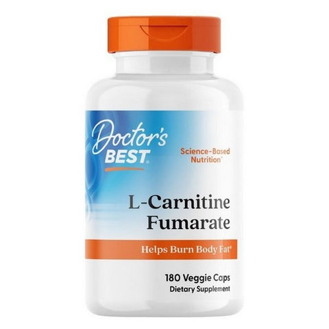 Doctors Best, L-Carnitine Fumarate, 855 mg, 180 Veggie Caps