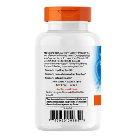 Doctors Best, Best Vein Support Featuring DiosVein, 60 Veggie Caps